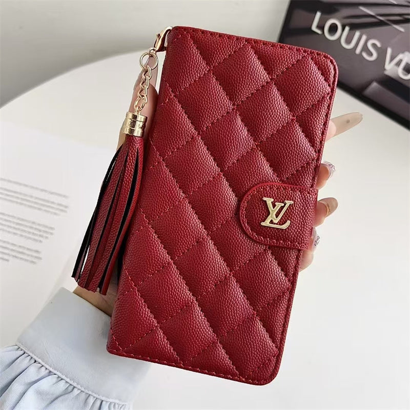 Premium Louis Vuitton Leather Wallet Leather Crossbody Bag Apple for iPhone 12-18 Pro & Pro Max