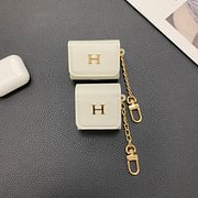Luxury Hermes Leather AirPods Protective Case