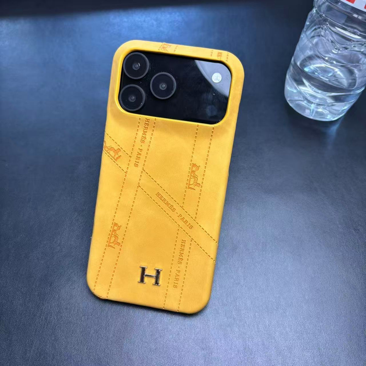 Minimalist Luxury Logo Case - iPhone 12-18 Pro & Pro Max