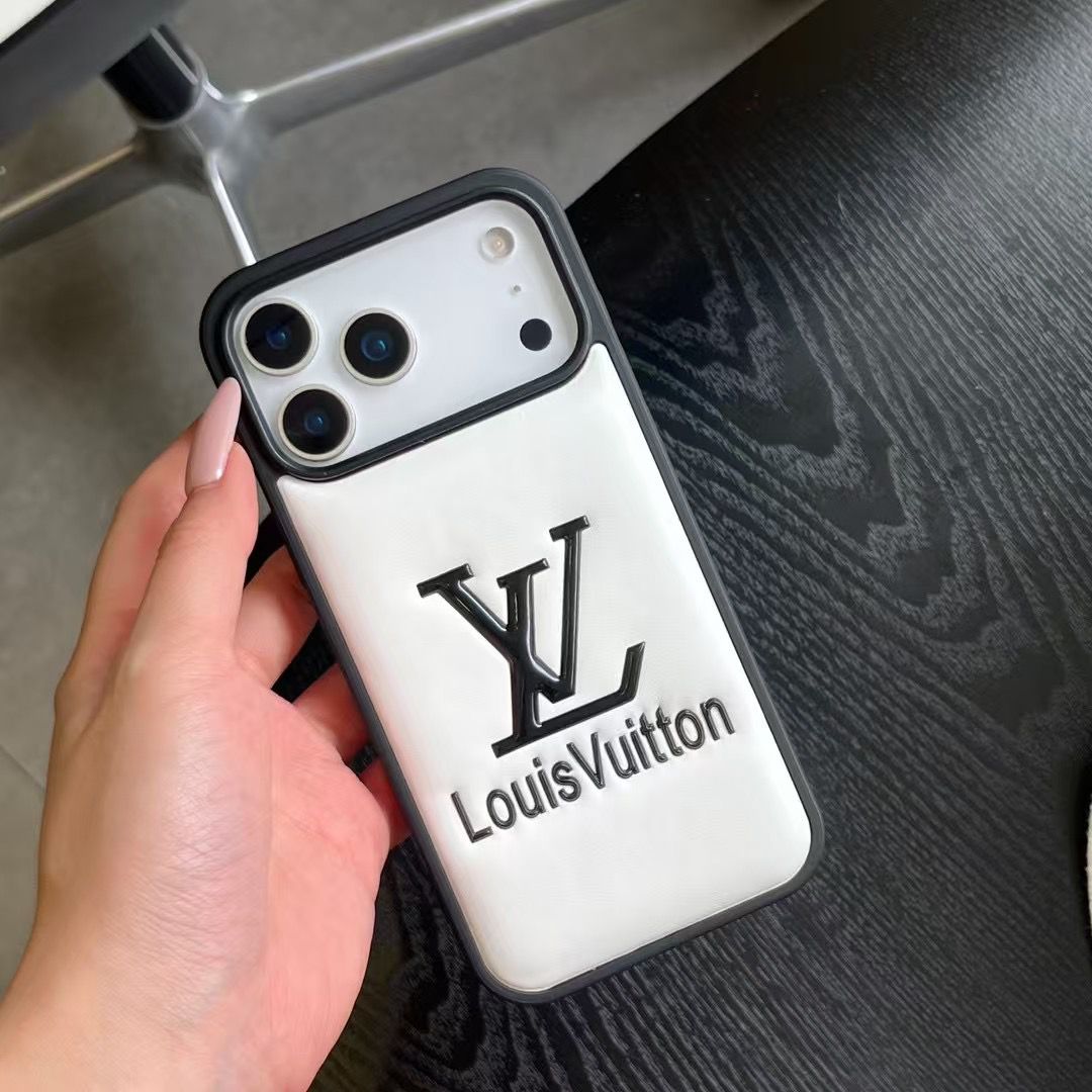 Luxury LV Leather Ultra-Slim Cover For iPhone 12-18 Pro & Pro Max