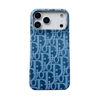 Lux Leather Dior Phone Case For iPhone 17 / 16 / 15 / 14