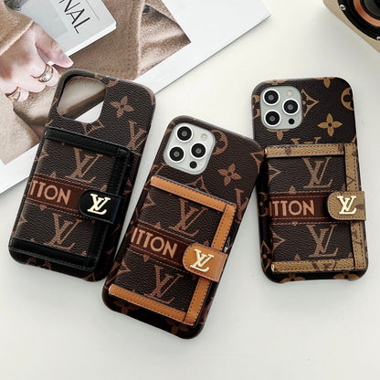 EMBROIDERED WALLET CARD HOLDER PHONE CASE Roxy New 2