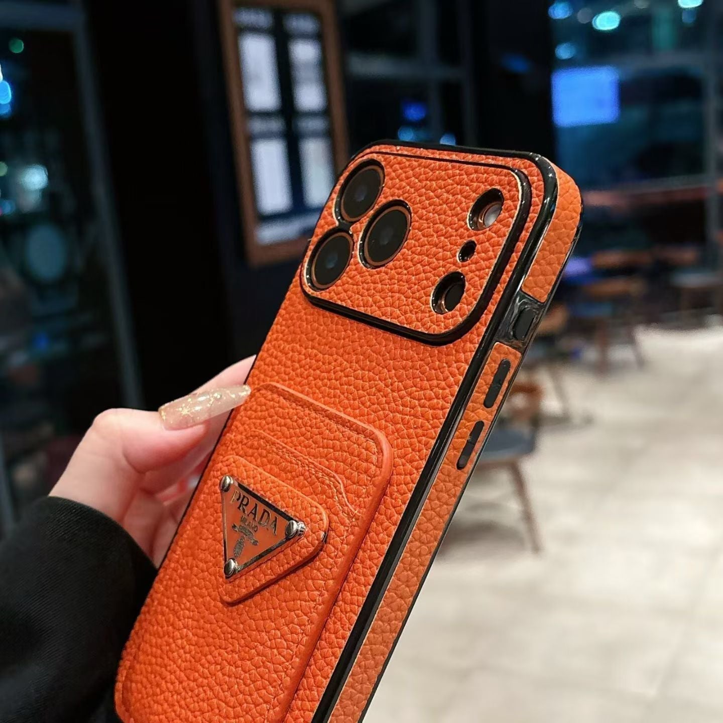 Luxury PR MagSafe Card Holder Case For iPhone 12-17