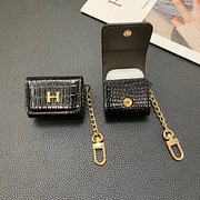 Luxury Hermes Leather AirPods Protective Case