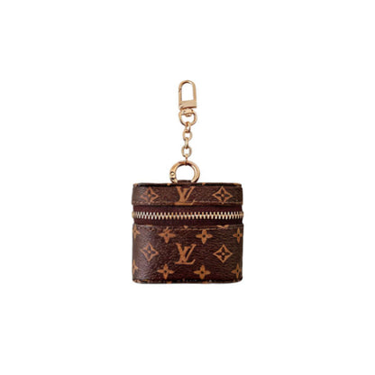 Premium Leather Monogram AirPods Cases