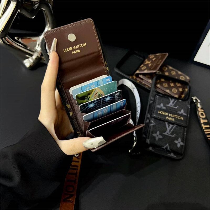 Louis Vuitton Phone case with card slot for iPhone 12-18 Pro & Pro Max