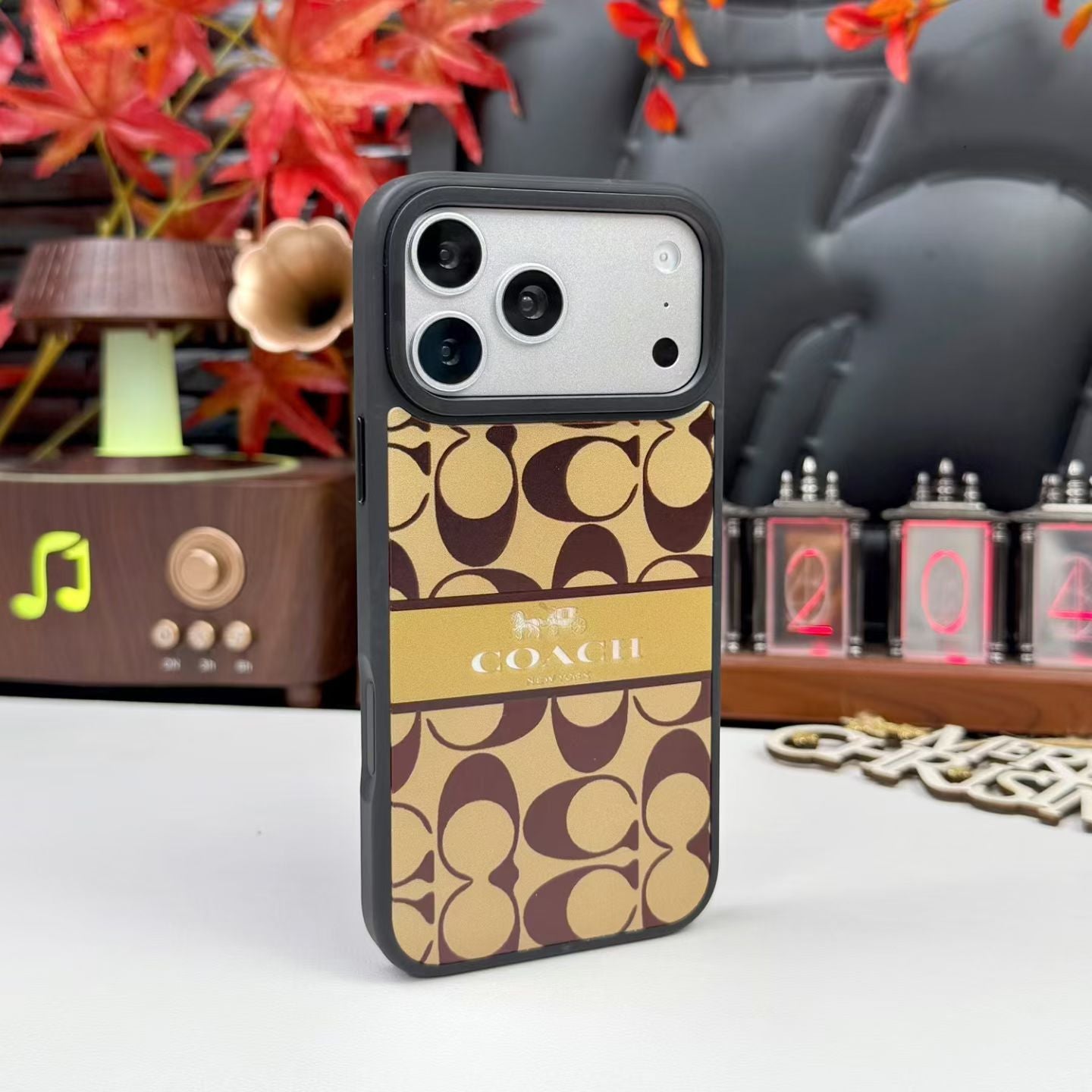 Luxury Signature Monogram Fabric iPhone Case – Luxury Design Phone Cover
