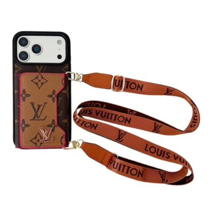 Luxury Leather Wallet Card Holder Phone Case For iPhone 13-17