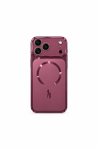 Glossy Magnetic Glass Case For iPhone 12-18 Pro & Pro Max