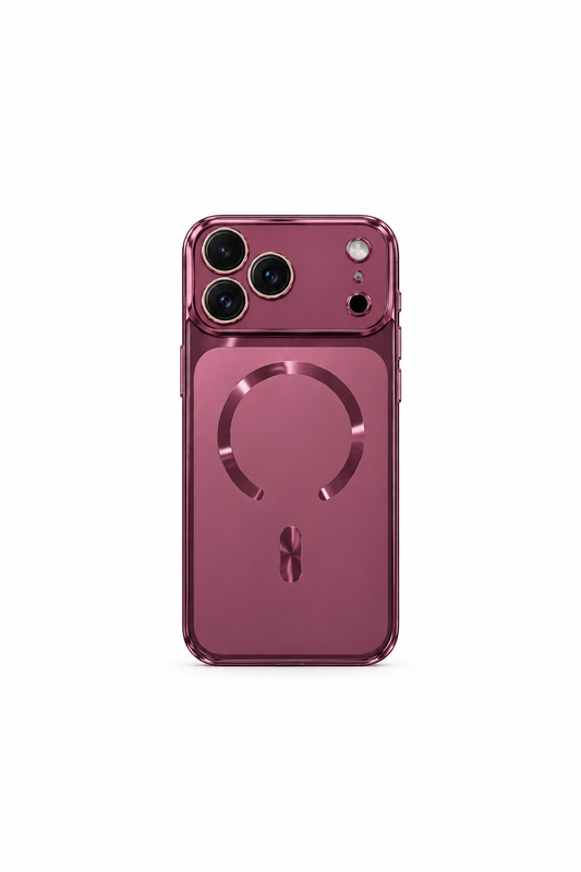 Glossy Magnetic Glass Case For iPhone 12-18 Pro & Pro Max