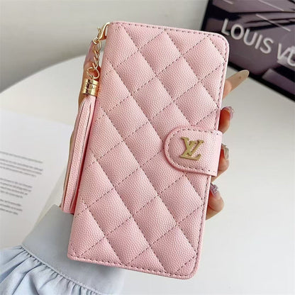 Premium Louis Vuitton Leather Wallet Leather Crossbody Bag Apple for iPhone 12-18 Pro & Pro Max