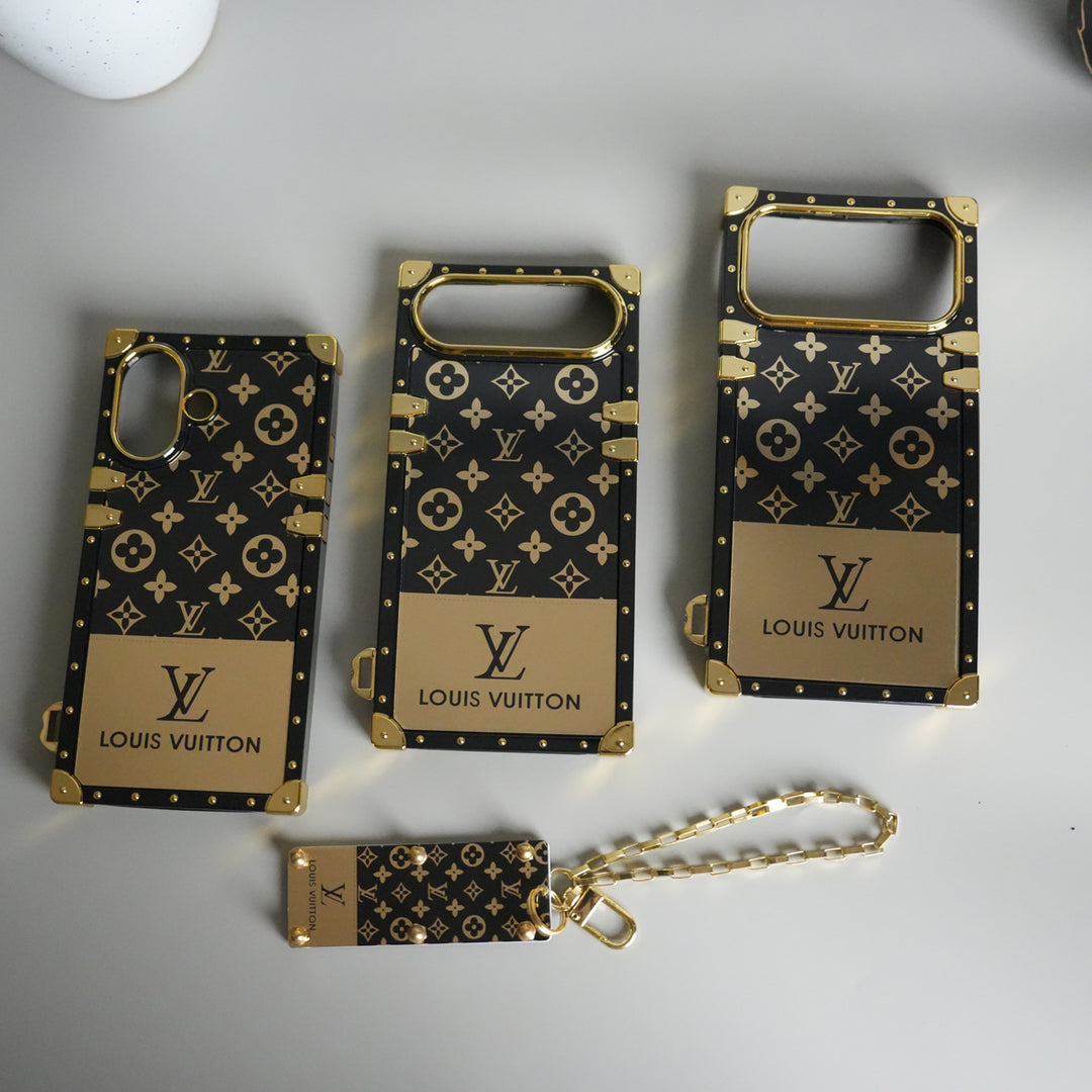 Luxury Brand Shiny Trunk Case For iPhone 12-18 Pro & Pro Max