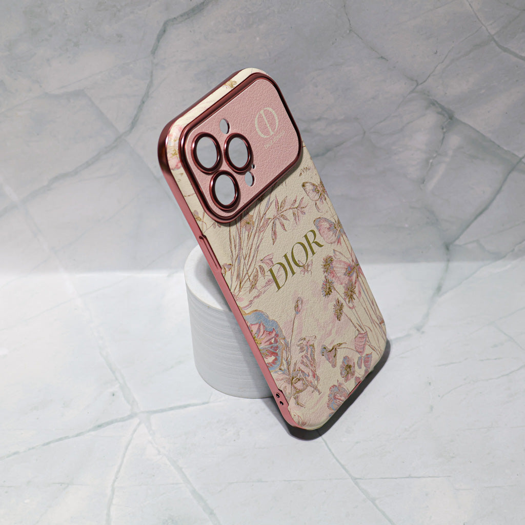 Dior Case Flower Style for iPhone 13-17