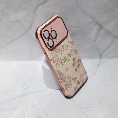 Dior Case Flower Style for iPhone 13-17