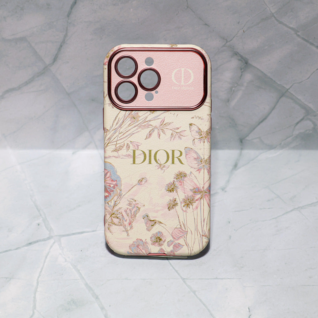 Dior Case Flower Style for iPhone 13-17
