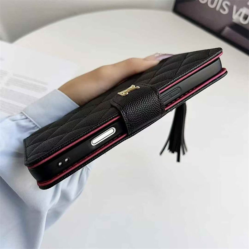 Premium Louis Vuitton Leather Wallet Leather Crossbody Bag Apple for iPhone 12-18 Pro & Pro Max