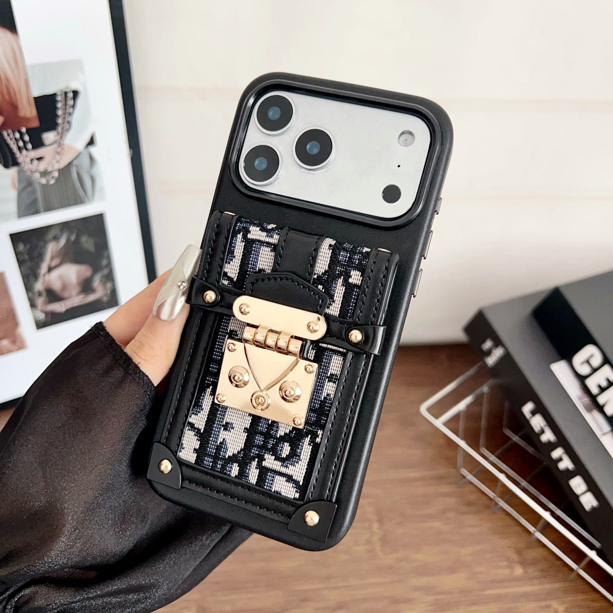 Fashion Dior Crossbody Phone Case iPhone 13-17 Series