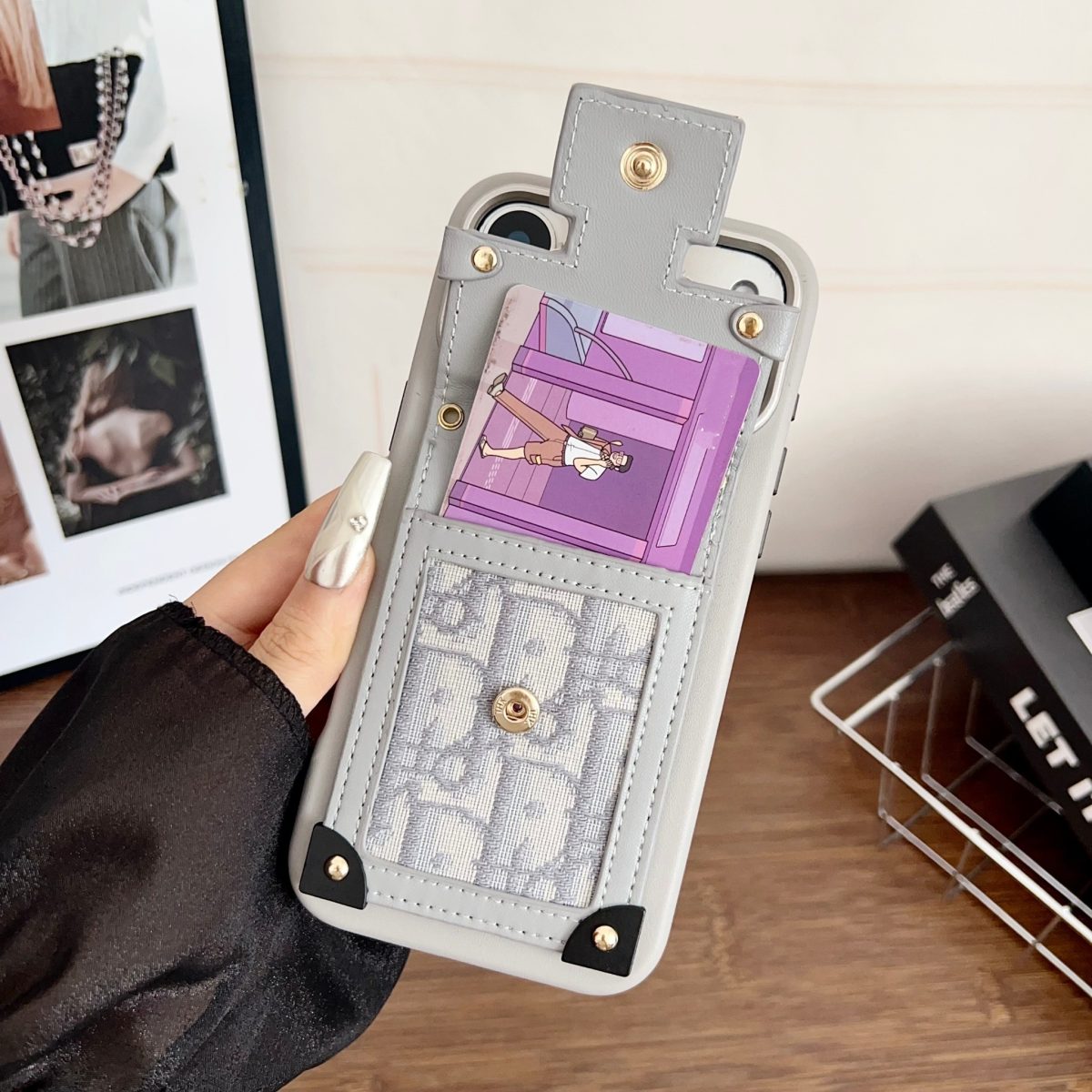 Fashion Dior Crossbody Phone Case iPhone 13-17 Series
