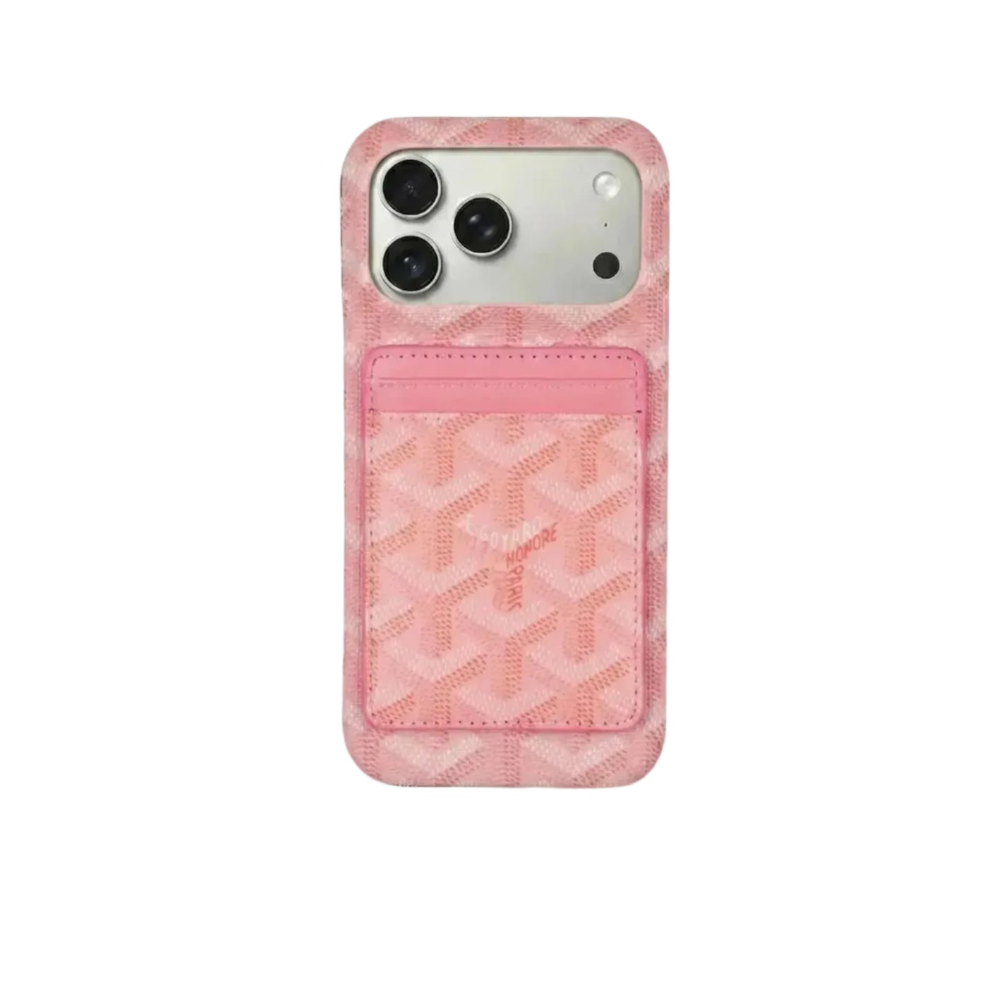 Pink Premium GD iPhone MagSafe Case with Cardholder