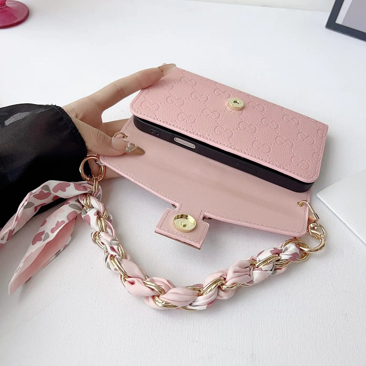 Luxury Mini Shoulder Bag Case - iPhone 12-18 Pro & Pro Max