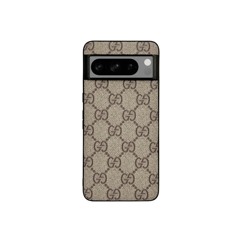 Luxury Gucci Monogram Canvas Classic Brown Case For Google Pixel