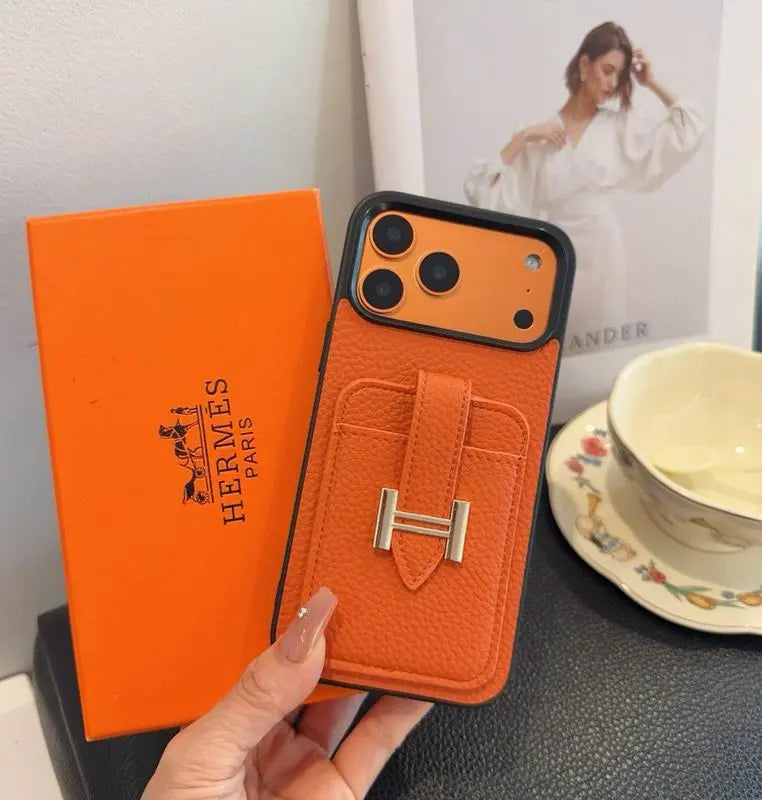 Designer Wallet Pocket Case with Ring - iPhone 12-18 Pro & Pro Max
