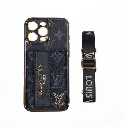 Luxury Leather Wallet Card Holder Phone Case For iPhone 12-18 Pro & Pro Max