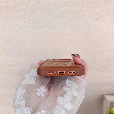 Stylish iPhone LE Brown Case For Iphone 12-18 Pro & Pro Max