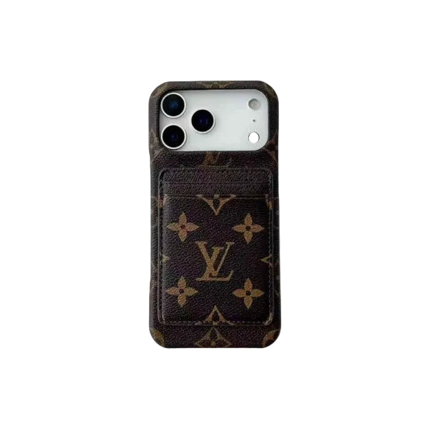Leather Card Holder Case for iPhone 12-18 Pro & Pro Max