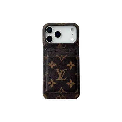 Leather Card Holder Case for iPhone 12-18 Pro & Pro Max