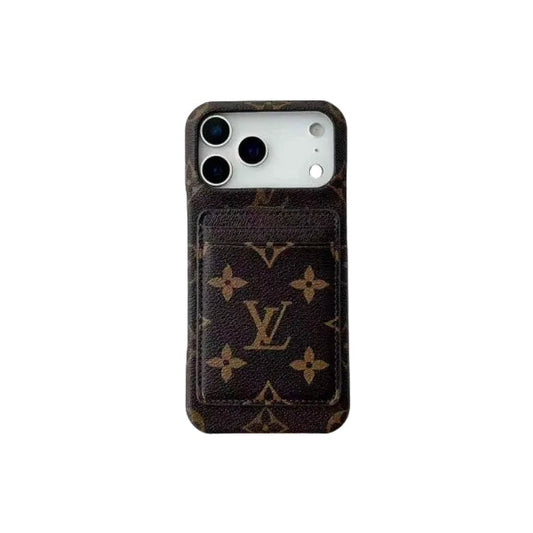 Leather Card Holder Case for iPhone 12-18 Pro & Pro Max
