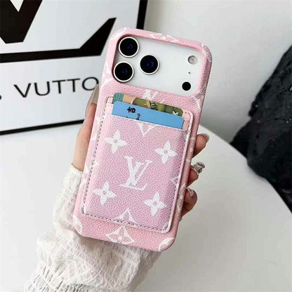 Leather Card Holder Case for iPhone 12-18 Pro & Pro Max