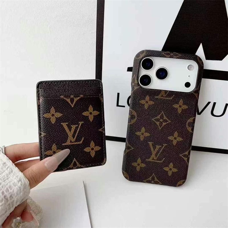 Leather Card Holder Case for iPhone 12-18 Pro & Pro Max