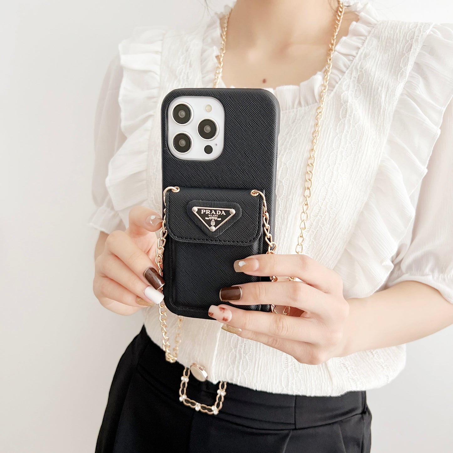 Luxurious leather iPhone case Roxy New 2