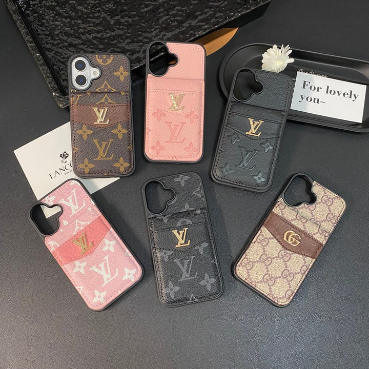 Luxury Case with  CARD BAG IPHONE CASE Roxy New 2
