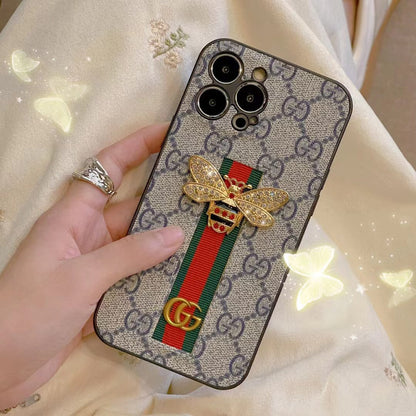 Bee Trendy Phone Case For iPhone With Hand Holder Roxy New 2