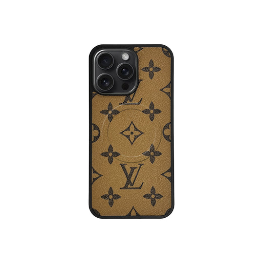LV Brown Monogram MagSafe Case for iPhone 12-18 Pro & Pro Max