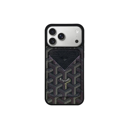 GYD Vintage Leather Case Magsafe Card-Holder For iPhone 12-17