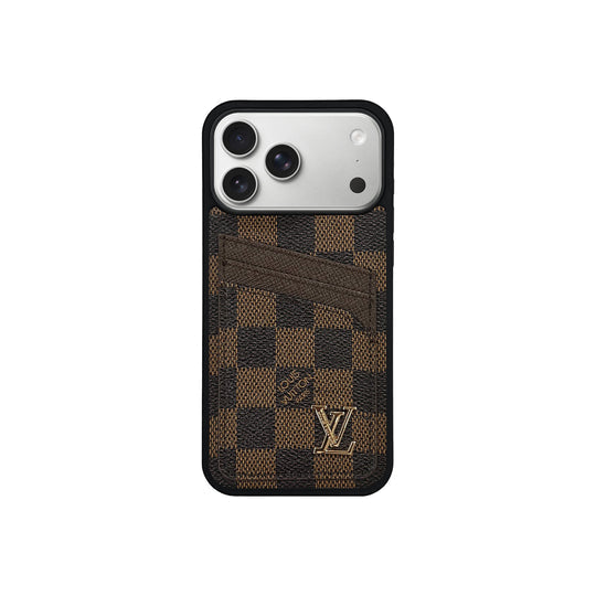 LV Brown Classic MagSafe Case for iPhone 12-18 Pro & Pro Max