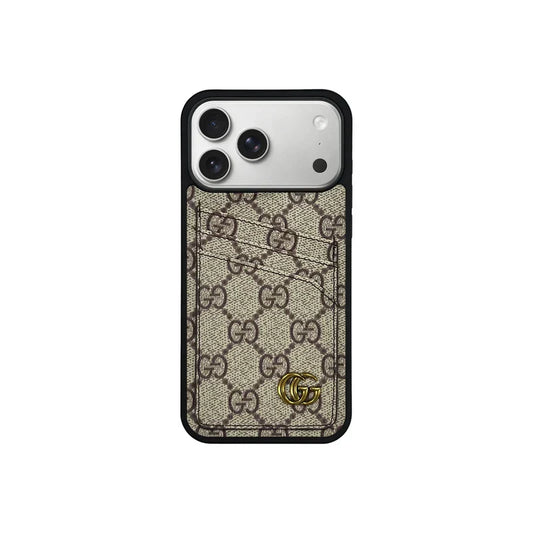 Luxury Wallet Card Slot Signature Case - iPhone 12-18 Pro & Pro Max