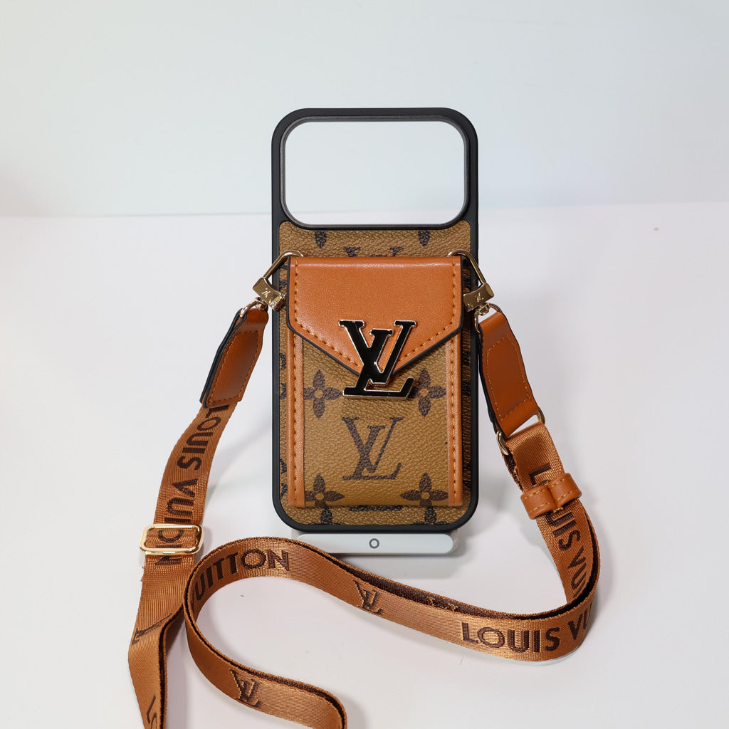 LV Crossbody Phone Case For iPhone 12-18 Pro & Pro Max