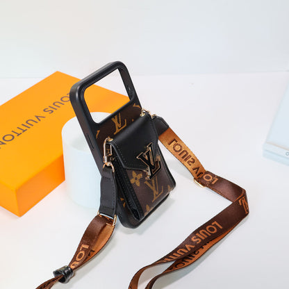 LV Crossbody Phone Case For iPhone 12-18 Pro & Pro Max
