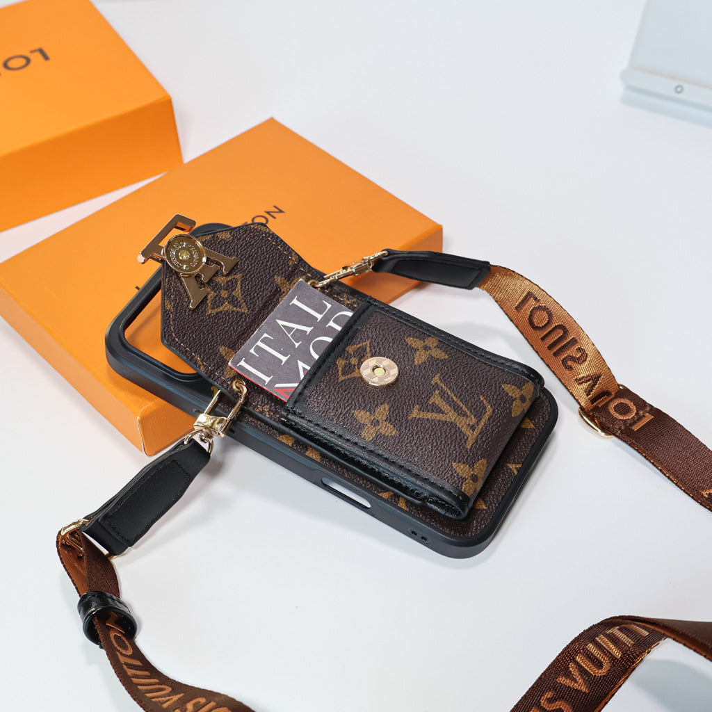 LV Crossbody Phone Case For iPhone 12-18 Pro & Pro Max