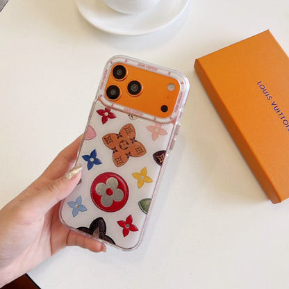 Multicolor Monogram White Louis Vuittin Case for iPhone 13-18 Pro & Pro Max
