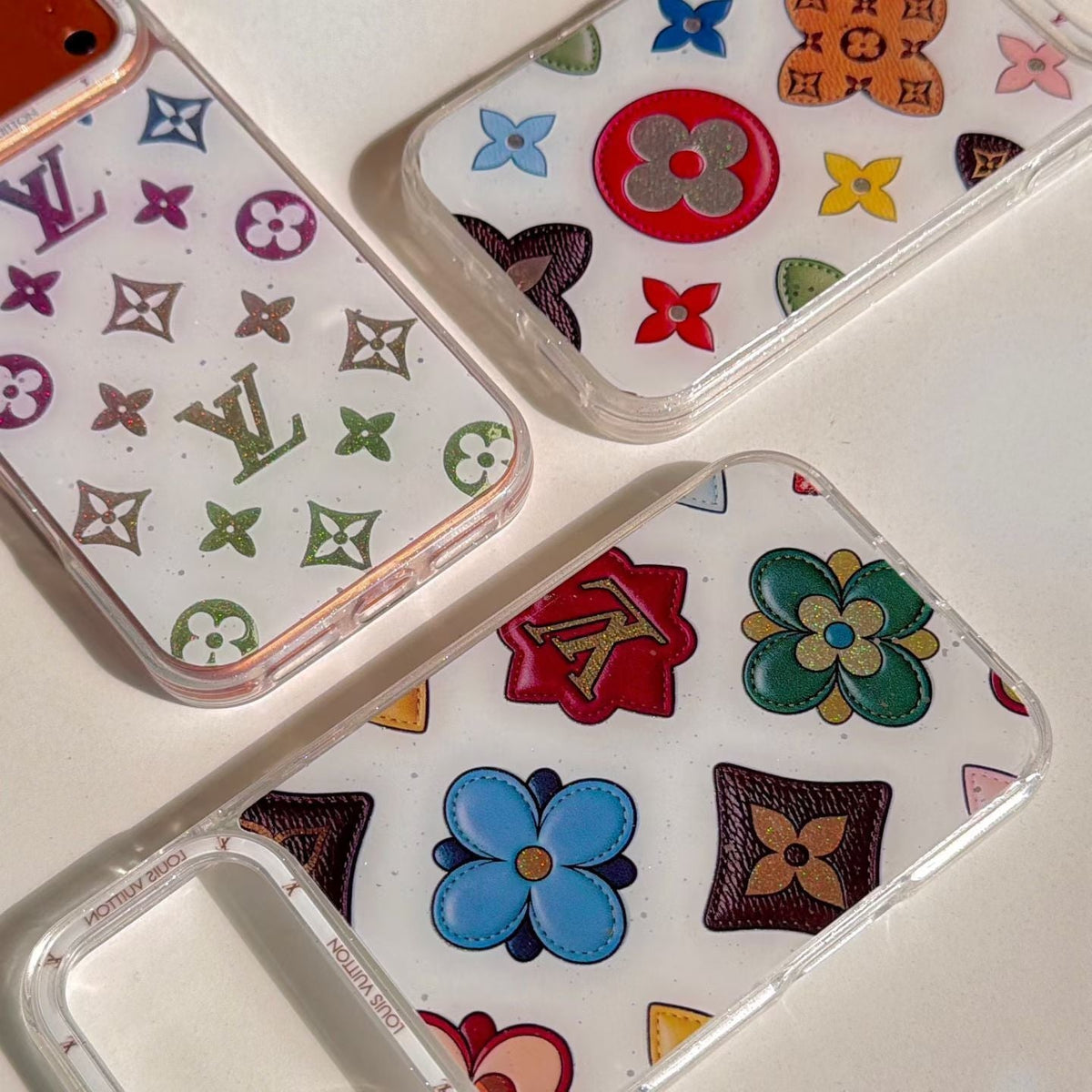 Multicolor Monogram White Louis Vuittin Case for iPhone 13-18 Pro & Pro Max