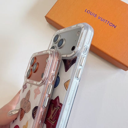 Multicolor Monogram White Louis Vuittin Case for iPhone 13-18 Pro & Pro Max