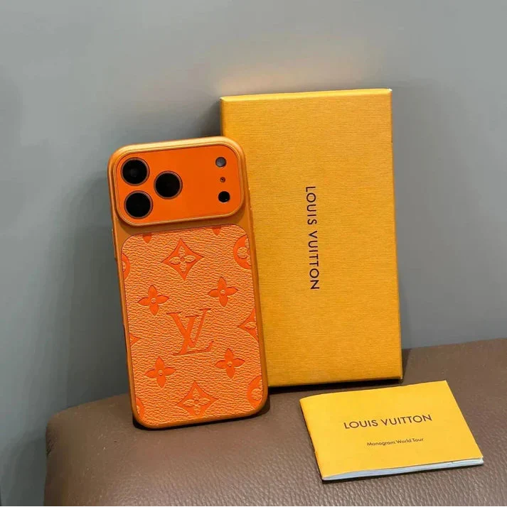 Signature Monogram Embossed Phone Case For iPhone 13-18 Pro & Pro Max