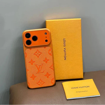 Signature Monogram Embossed Phone Case For iPhone 13-18 Pro & Pro Max
