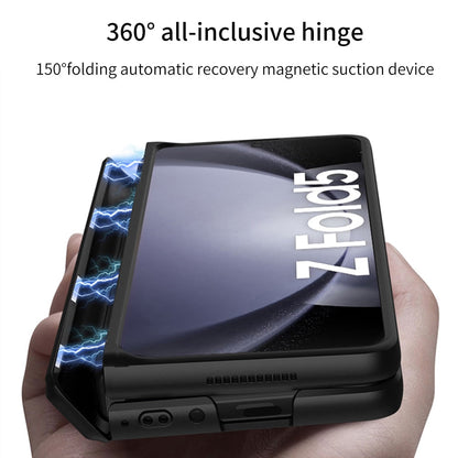 For Samsung Galaxy Z Fold 5 Case Ultra Thin Matte Bracket Magnetic Folding Hingle Shockproof Protection Hard Cover Accessories CaseSpot