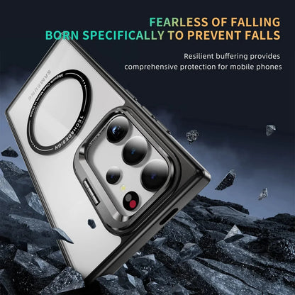 Camera Lens Frame Metal Bracket Shockproof Case For Samsung S24 Series THEROXYMOB